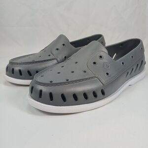 Sperry Top-Sider Men’s 12 Gray Water Shoes Slip-On Loafers Boat Beach Casual